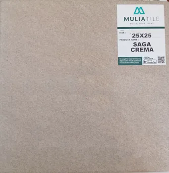 Keramik Mulia Saga Crema - 25x25