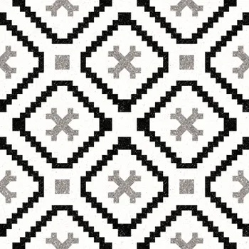 Keramik Platinum Brighton Black Decor - 40x40