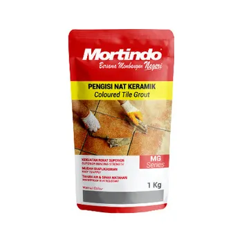 Nat Keramik Mortindo MG-02 Soft White (1 Dus isi 24kg)