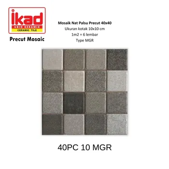 Keramik Ikad Precut 40PC MGR - 40x40cm. Anti Slip