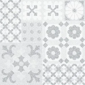 Granite Tile Niro Pebbles GPL01 DC Frosty White - 60x60