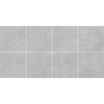 Keramik Platinum Trevor Grey Decor Embossed - 30x60
