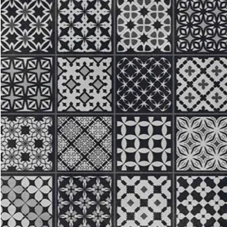 Granite Tile Nara Ceramica NA60DM010 - Cementum - 60x60. Black