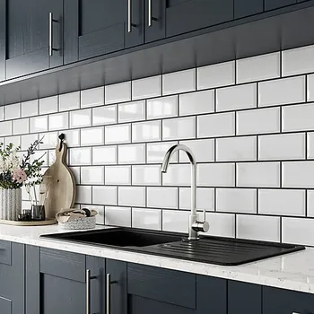 Keramik Mulia Signature Metro Bevel - 10x30. White