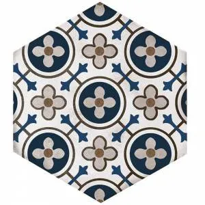Keramik Roman Interlock FT GH348059 (Hexa 20cm) dSantorini Blue