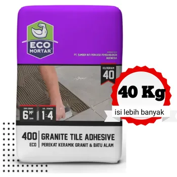 Mortar Eco 400 Perekat Granit dan Keramik 40kg