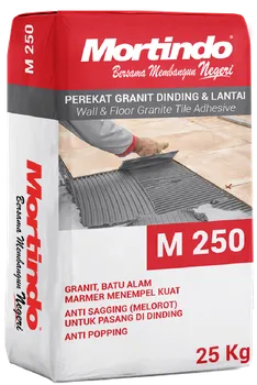 Mortar Mortindo M250 Perekat Granit dan Lantai 25kg