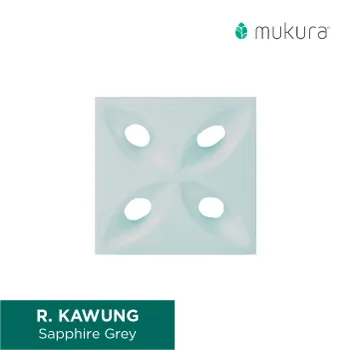 Roster Mukura 20 x 20 Kawung Sapphire Grey
