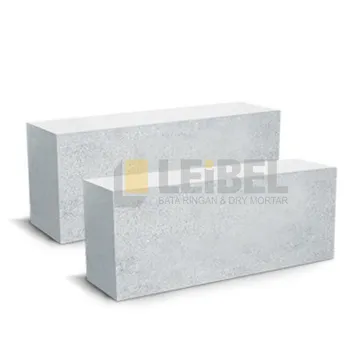 Bata Ringan Leibel Ukuran 10x20x60 Cm (43.2m3)