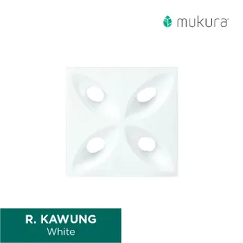 Roster Mukura 20 x 20 Kawung White