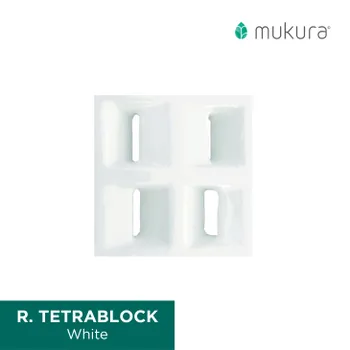 Roster Mukura 20 x 20 Tetrablock White