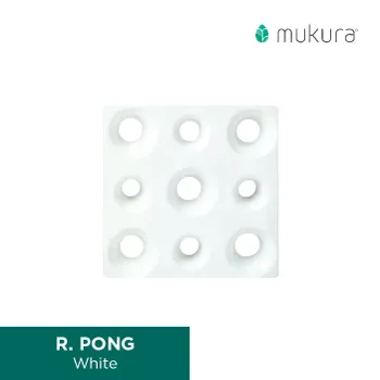 Roster Mukura 20 x 20 Pong White