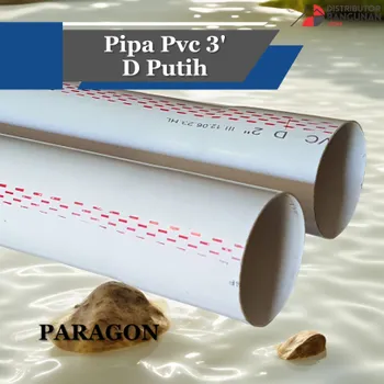 Pipa PVC Paragon Ukuran 3 Tipe D Warna Putih