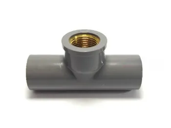 Aksesoris Pipa Lesso PVC Faucet Tee With Metal Insert 3/4 Tipe AW