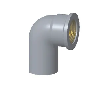 Aksesoris Pipa Lesso PVC Faucet Elbow With Metal Insert 1/2 Tipe AW