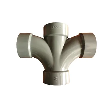 Aksesoris Pipa Lesso PVC Large Radius Double Tee 4x 4 Tipe D