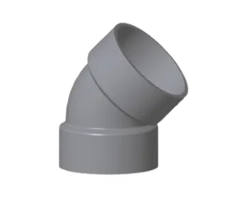 Aksesoris Pipa Lesso PVC Elbow 45 Derajat 2 Tipe D