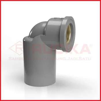 Aksesoris Pipa Rucika PVC Faucet Elbow With Metal Insert 1/2 x 3/4 Tipe AW