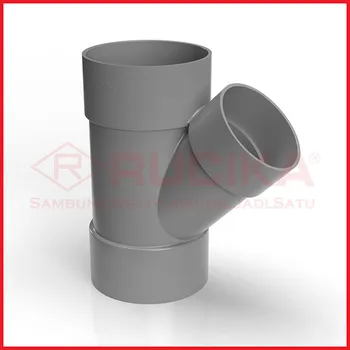 Aksesoris Pipa Rucika PVC Y Branch 2 1/2 Tipe D