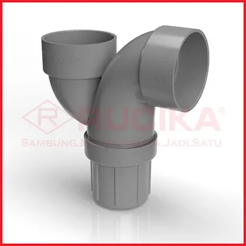 Aksesoris Pipa Rucika PVC P-Trap 3 Tipe D
