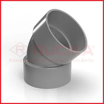 Aksesoris Pipa Rucika PVC Elbow 45 Derajat 2 Tipe D