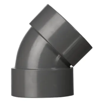 Aksesoris Pipa Pralon PVC Elbow 45 derajat 1 1/4 Tipe D
