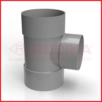 Aksesoris Pipa Rucika PVC Tee 2 1/2 x 1 1/2 Tipe D