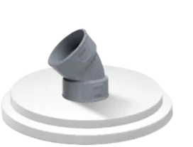 Pipa PVC Wavin Elbow 45 Derajat Tipe D 4 PVC+