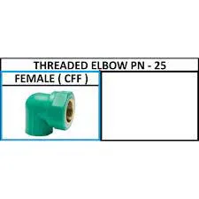 Aksesoris Pipa Toro 25 PPR Knee Drat Dalam PN25 25 x 3/4 inch