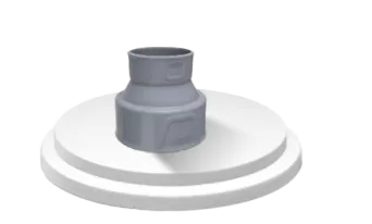 Pipa PVC Wavin Reducing Socket Tipe D 4 x 3 PVC+