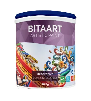 Cat Dekoratif Bital Bitaart Metalic 20L
