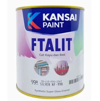 Cat Besi Kansai Ftalit Gloss 1kg - 115-208 Kansai Red