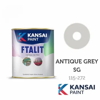 Cat Besi Kansai Ftalit semi Gloss 1kg - 115-272 Antique Grey Semi Gloss