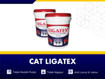 Cat Dinding Ligatex 19kg - Putih