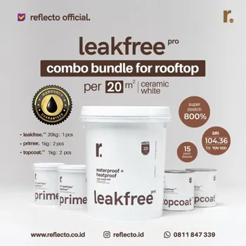 Cat Pelapis Anti Bocor Reflecto Leakfree pro bundle (Dinding Luar)