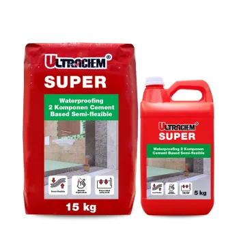 Anti Bocor Ultrachem Super Cement 15 kg + cairan 5 kg