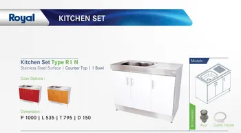 Alat Bantu Kerja Royal Kitchen Set Royal 1 N