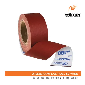 Alat Bantu Kerja Wilmer Amplas Roll Kertas 50Y - Grit 180