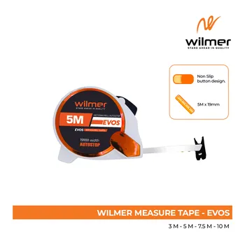 Alat Bantu Kerja Wilmer Meteran Autostop - 5 Meter