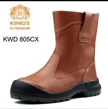 Sepatu Pengaman Kings KWD 805 CX Extra Size - 12. Coklat