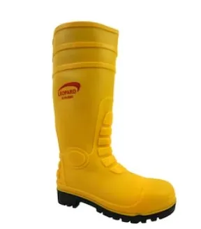 Sepatu Pengaman Leopard Boots - Kuning. No. 43