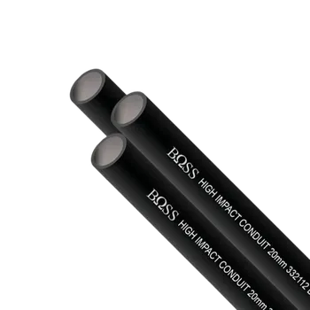 Aksesoris Listrik Boss Pipa Conduit 20mm Hitam