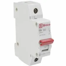 Aksesoris Listrik Broco MCB C 6A (17306C)