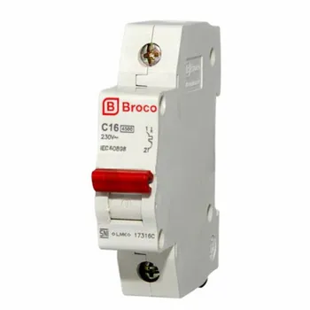 Aksesoris Listrik Broco MCB 16A (17316C)