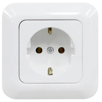 Aksesoris Listrik Broco Stop Kontak Gracio White 4151-55