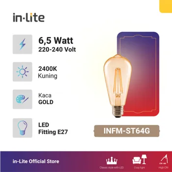 Lampu  Armatur In-Lite INFM-ST64G / 6.5 Watt