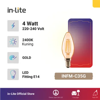 Lampu  Armatur In-Lite INFM-C35G / 4 Watt