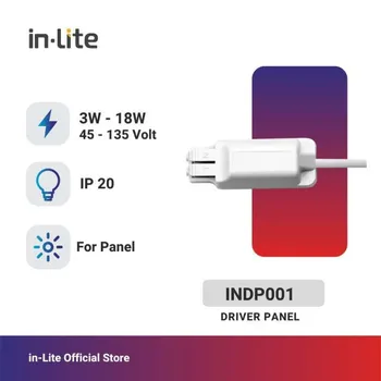Lampu  Armatur In-Lite Driver Panel / INDP-9W