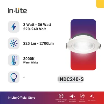 Lampu  Armatur In-Lite Mini Downlight / INDC240S / 11 Watt