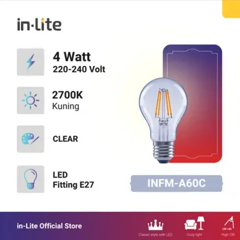 Lampu  Armatur In-Lite INFM-A60C / 4 Watt